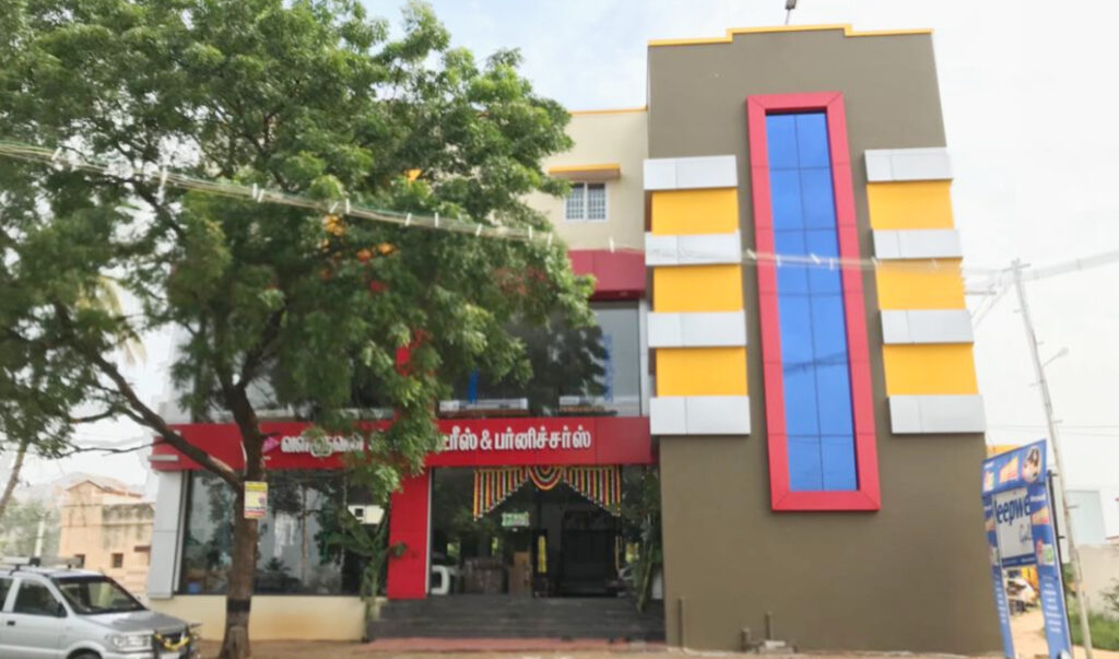 Valluvan Industries and Furnitures shop front